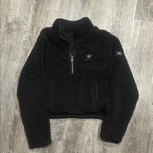 ALO Yoga LIKE NEW Black Fleece Jacket